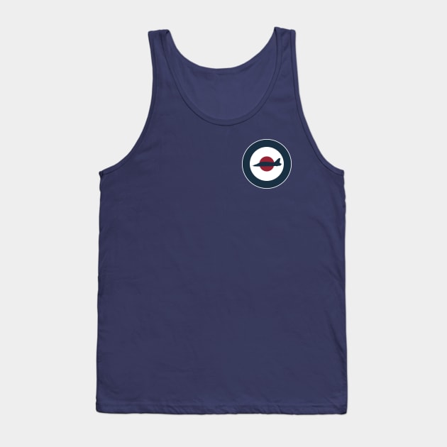 Royal Air Force Hawk (Small logo) Tank Top by TCP